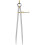 Flat Leg Spring Dividers Calipers, 12inch Precision Divider for Geometry, Drawing, Drafting 1
