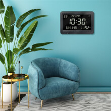 Orologio Azan Automatico Mondiale Digitale 8 Suoni Della Preghiera Azan Orologio Islamico da Parete e da Scrivania A
