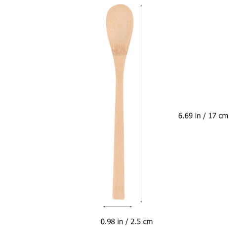 Wood Honey Spoon Synthetic Material 10 Pcs 1