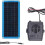 Space Heater Accessory 30W Portable Solar Panel 4