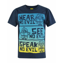 (5-6 Years) Despicable Me Short Sleeved T-Shirt (Boys Blue)