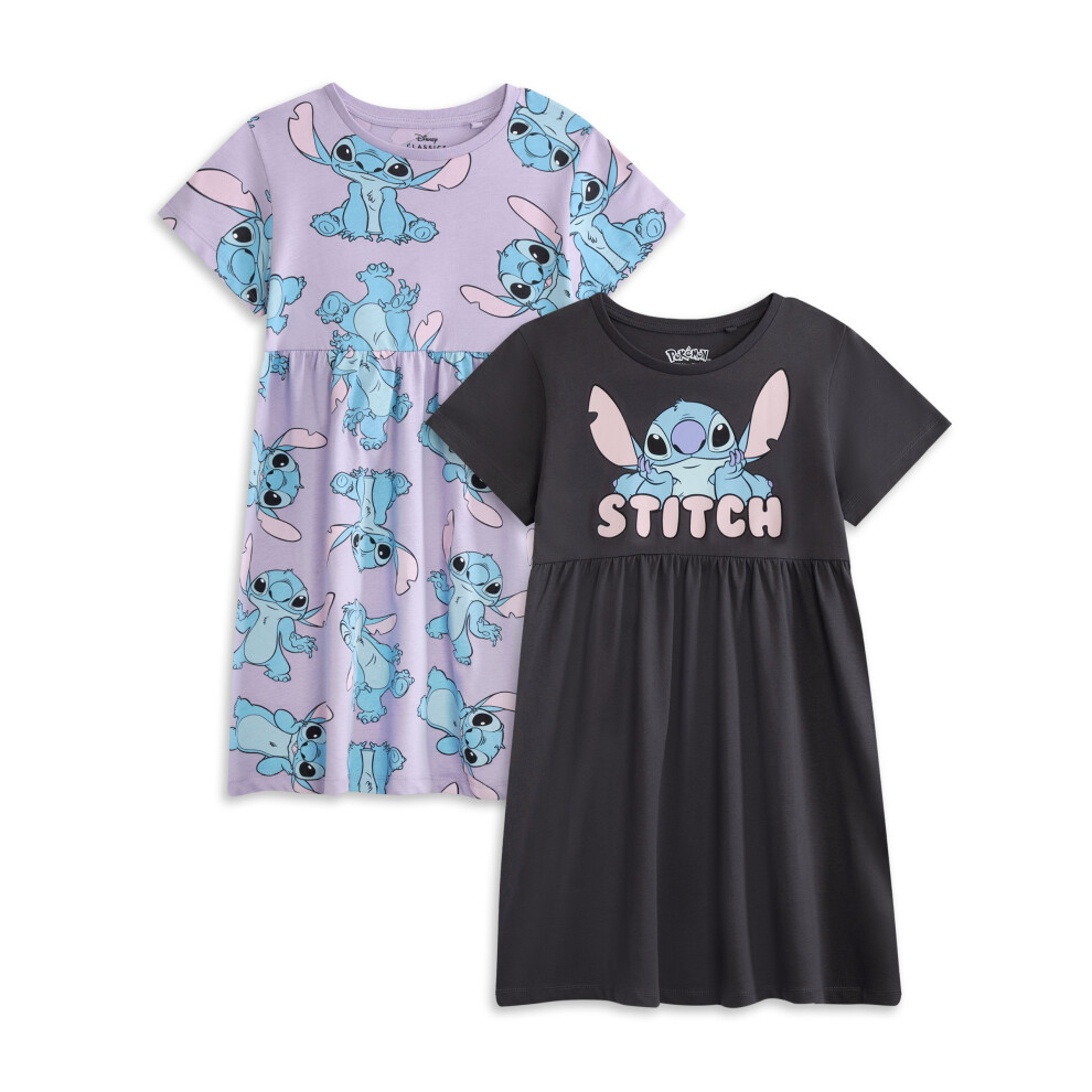Disney (6-7 Years) Lilo & Stitch Dress (Girls Multicoloured)