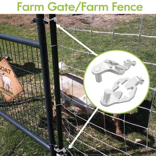 T Post Gate Hinges with 5/8 Inch Pin 2 Pieces 1