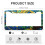 Blue Peacock License Plate Frames Aluminum 2 PCS 3