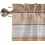 Kitchen Curtains Set Brown Ombre Rod Pocket 3 Piece 5