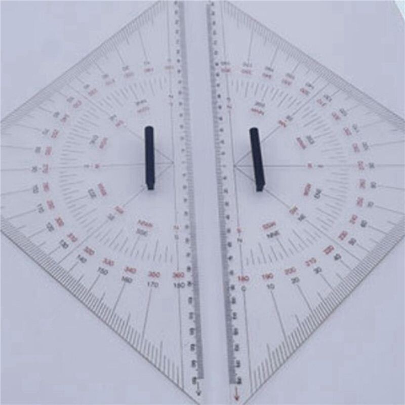 8X Chart Drawing Triangle Ruler for Ship Drawing 300mm Large-Scale ...