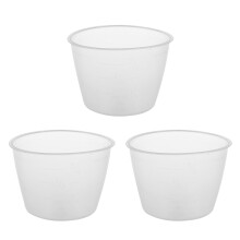 6 Stueck Kunststoff 120 Ml Elektro-Herd Reis Messbecher Reis Tasse - Klar & Weiss