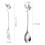 10Spoon+10Forks Stainless Steel Leaf Coffee Cake Spoon Fork Dessert Spoons, Stirring Teaspoon Set Silver 2