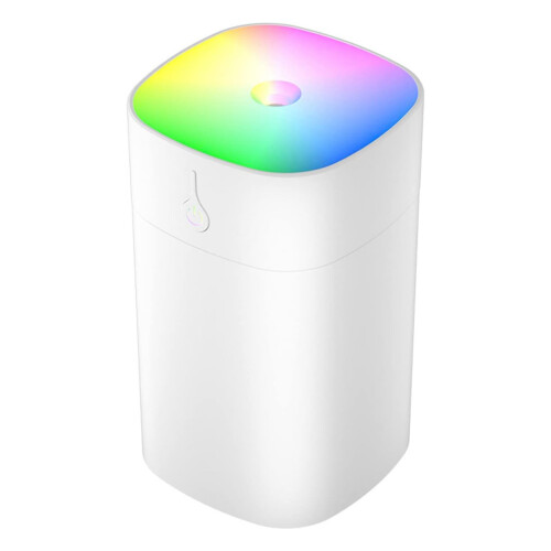 (White) 400ml USB Mini Humidifier, Quiet Office Gift 1