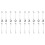 10Spoon+10Forks Stainless Steel Leaf Coffee Cake Spoon Fork Dessert Spoons, Stirring Teaspoon Set Silver 1