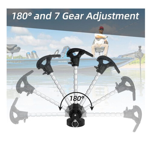 Trolling Motor Stabilizer Mount Applicable for Minn Kota Terrova Riptide PowerDrive Marine-Grade Adjustable 1