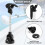 Trolling Motor Stabilizer Mount Applicable for Minn Kota Terrova Riptide PowerDrive Marine-Grade Adjustable 4
