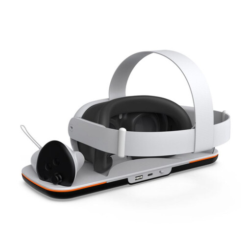 For Meta Quest3 VR Headset Charging Cradle Meta Quest3 Handle Contact Type Multi-Function Convenient Cradle Charger 1