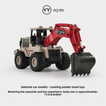 (Style3)Kids Engineering Vehicle Toys With Alloy Material And Inertial Movement For Play