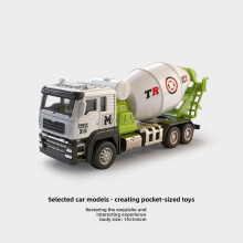 (Style2)Kids Engineering Vehicle Toys With Alloy Material And Inertial Movement Play For