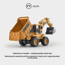 (Style36)Kids Engineering Vehicle Toys With Alloy Material And Inertial Movement Play For