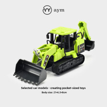 (Style50)Kids Engineering Vehicle Toys With Alloy Material And Inertial Movement Play For