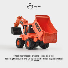 (Style37)Kids Engineering Vehicle Toys With Alloy Material And Inertial Movement For Play