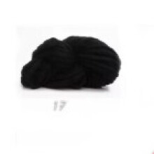 (Black)Strickgarn Diy Chunky Garn Schal Tuchherstellung Mehrfarbig Hand Geschenk Weben