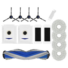 For Deebot T30 Omni, T30 PRO Omni Vacuum Cleaner Main Side Brush HEPA Filters Mop Cloth Dust Bags