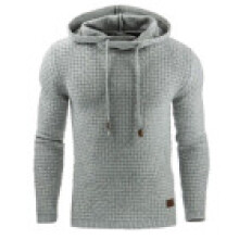 (Light Gray,2XL)Herren Warme Jacke Outwear Pullover Hoodies Mantel Sweater Kapuzenpullover Pulli