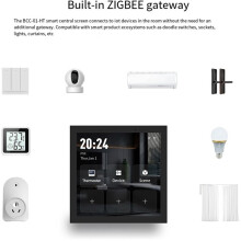 Tuya ZigBee Centrale Controle Scherm Controller LED Touchscreen Slimme Bedieningspaneel