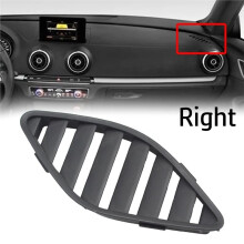 For A3 S3 8V 2013-2020 AC Air Vent Grille Cover 8V1819794 8V1819793 AC Vent Grille Outlet Round Cover Panel Right