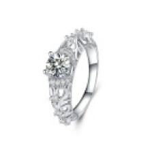 (white gold, 8) Fashion Women Luxury Engagement Wedding Rings For Lady Crystal Jewelry Gifts Accessories