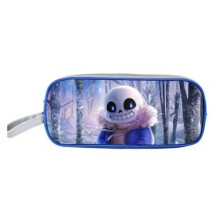 (Style5) Game Undertale Stationery Bag Pencil Case Canvas Cosmetic Make Gift Bags Up