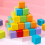 (64pcs)Wooden Shape Puzzle Blocks For Kids Spatial Awareness And Math Learning Exercises 2