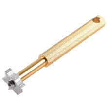 (Gold)Zinc Alloy Golf Grooving Tool Equipment For Fans And Professionals Use Easy