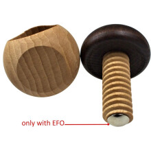 Wooden Nut Opener Tool Crack Nuts Easy Screw Mechanism - Great Gift for Christmas and Kitchen Home Display Decoration