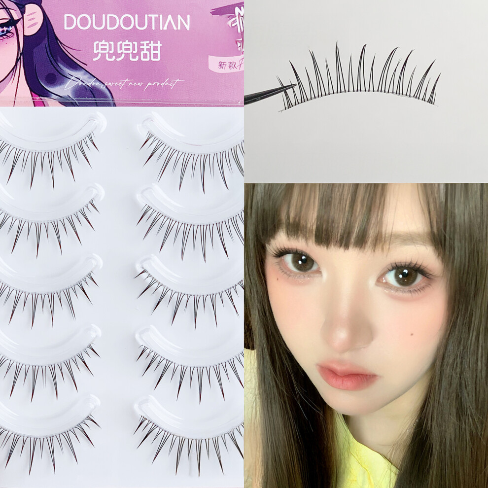 Roc-Electron Fluffy Natural False Eyelashes For Women Diy Makeup