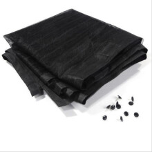 (Black) Mesh Net Screen Door Handsfree Magic Mesh Magnets For Pet Stop Mosquito Bug Fly