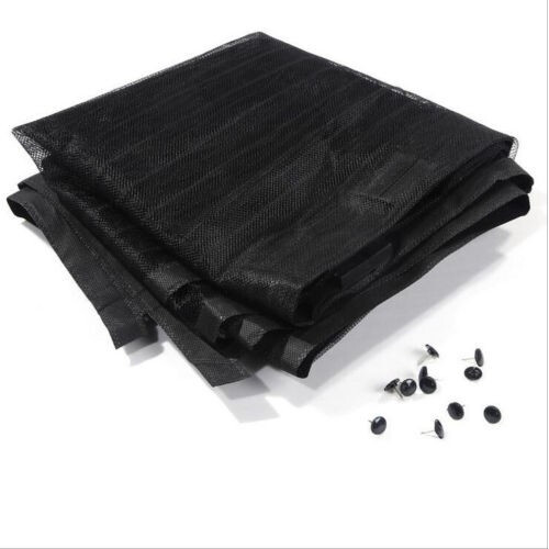 (Black) Mesh Net Screen Door Handsfree Magic Mesh Magnets For Pet Stop Mosquito Bug Fly