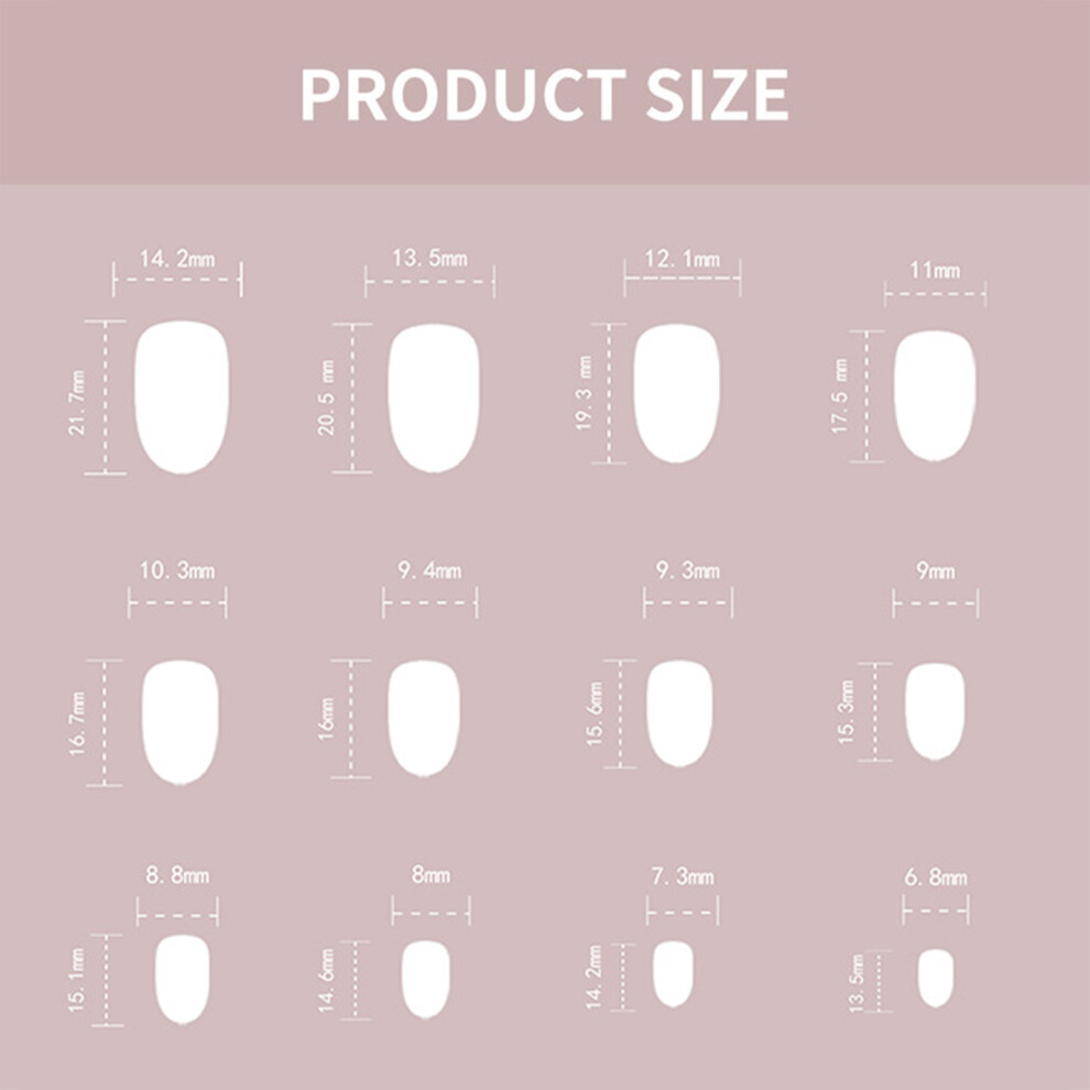 Creation-3C Easter Bunny Nails - Flexible Long-Lasting Fake Nails