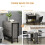 Portable folding table, folding kitchen table 8