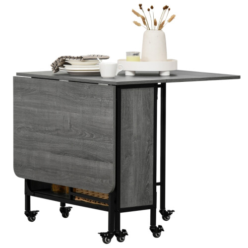 Portable folding table, folding kitchen table 2