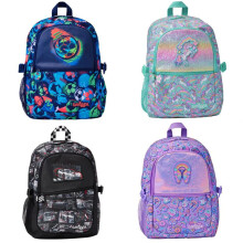 (Moon mermaid) Kids Backpack School Large Capacity Outdoor Casual Daypack for Students