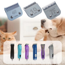 Detachable Pet Dog Grooming Clipper Ceramic Blade Replacement for Most , A5, KM10 Series Clippers No.40