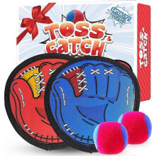 Toss and Catch Ball Game Set, Toddler Baseball Glove for Beach Pool Yard, Kids Sports & Outdoor Play Toys with Family, Fun Birthday Gift for Ages 3 4