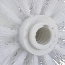 (5pcs, White) 6pcs White Toilet Brush Heads - 8cm Diameter Replacement Brushes