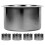 Silver Stainless Steel Cup Holder for Holding Drink Cans 5Pcs Set 1