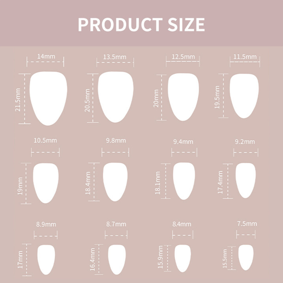 Creation-3C 24Pcs Nude False Nails With French Pink Tip