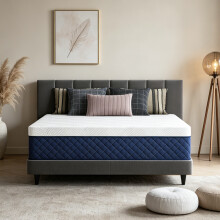 (Small Double Mattress 120x190x34cm) Pocket Sprung Memory Foam Mattress 4FT Hybrid Mattress Medium Firm 120 x 190 x 34cm