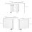 Drop Leaf Table with 2-Tier Shelves, Kitchen 2