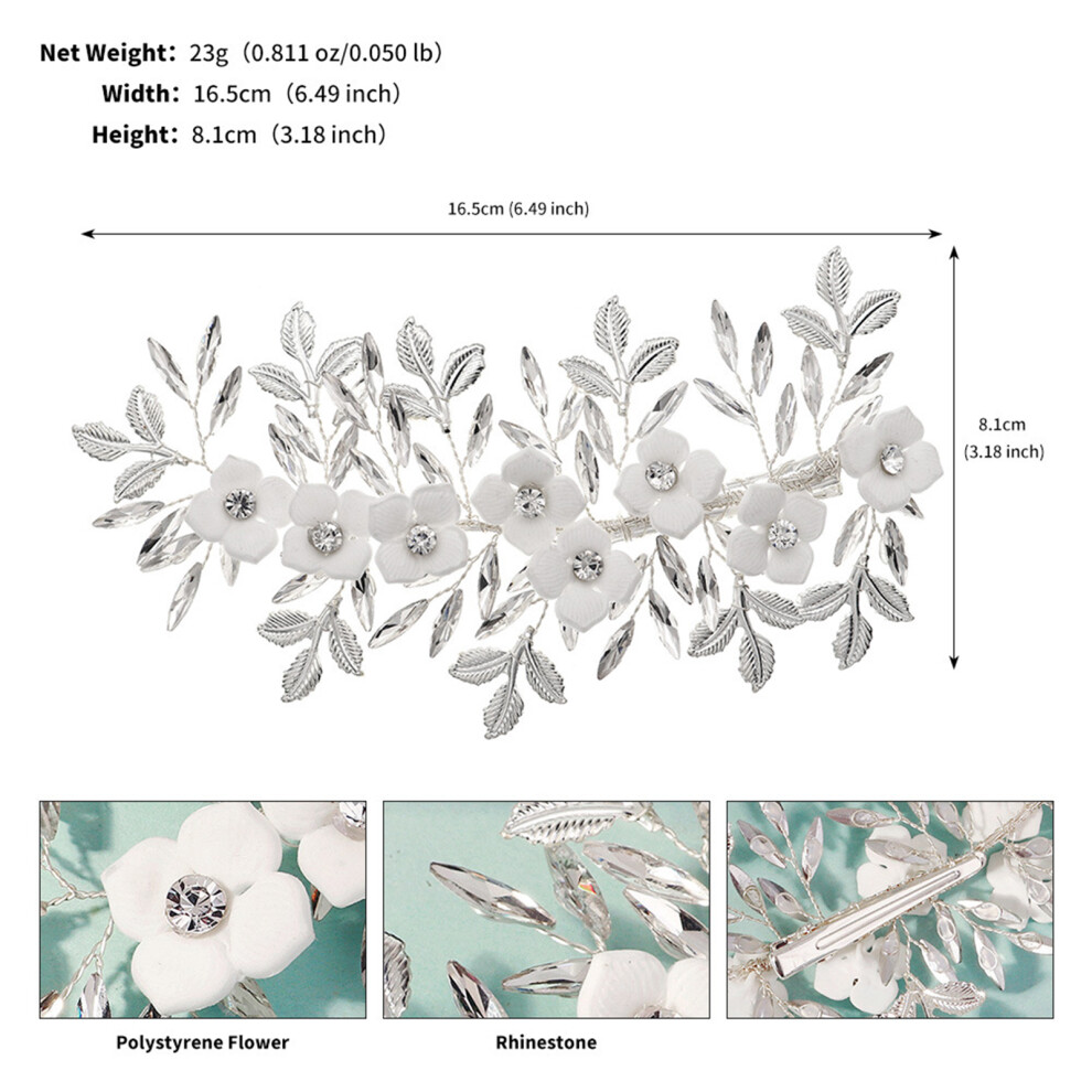 Roc-Electron Elegant Flower Hair Clips For Gown Hairstyles