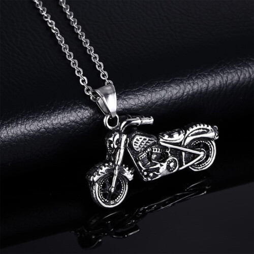 2pcs Titanium Steel Necklaces - Durable Gift for Men 1