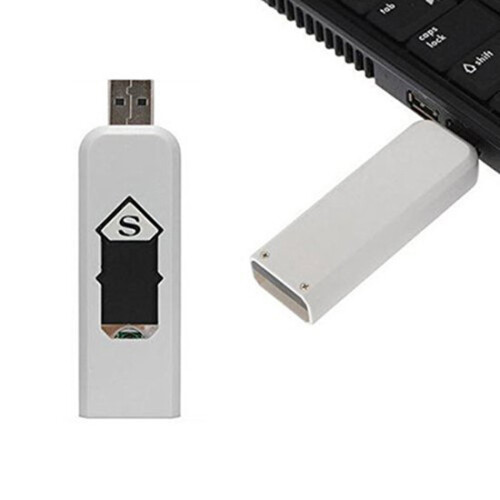 (black,One size)Isqueiro recarregável USB de proteção ambiental 1