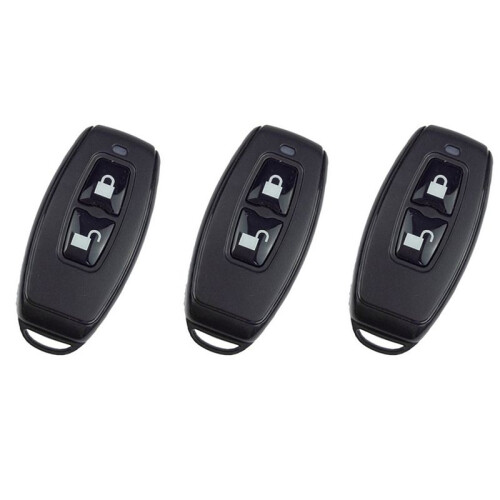 3X 2.4GHz Wireless Remote Control  Key Fob for TTLOCK  Door Lock  Devices Work with TTLock APP